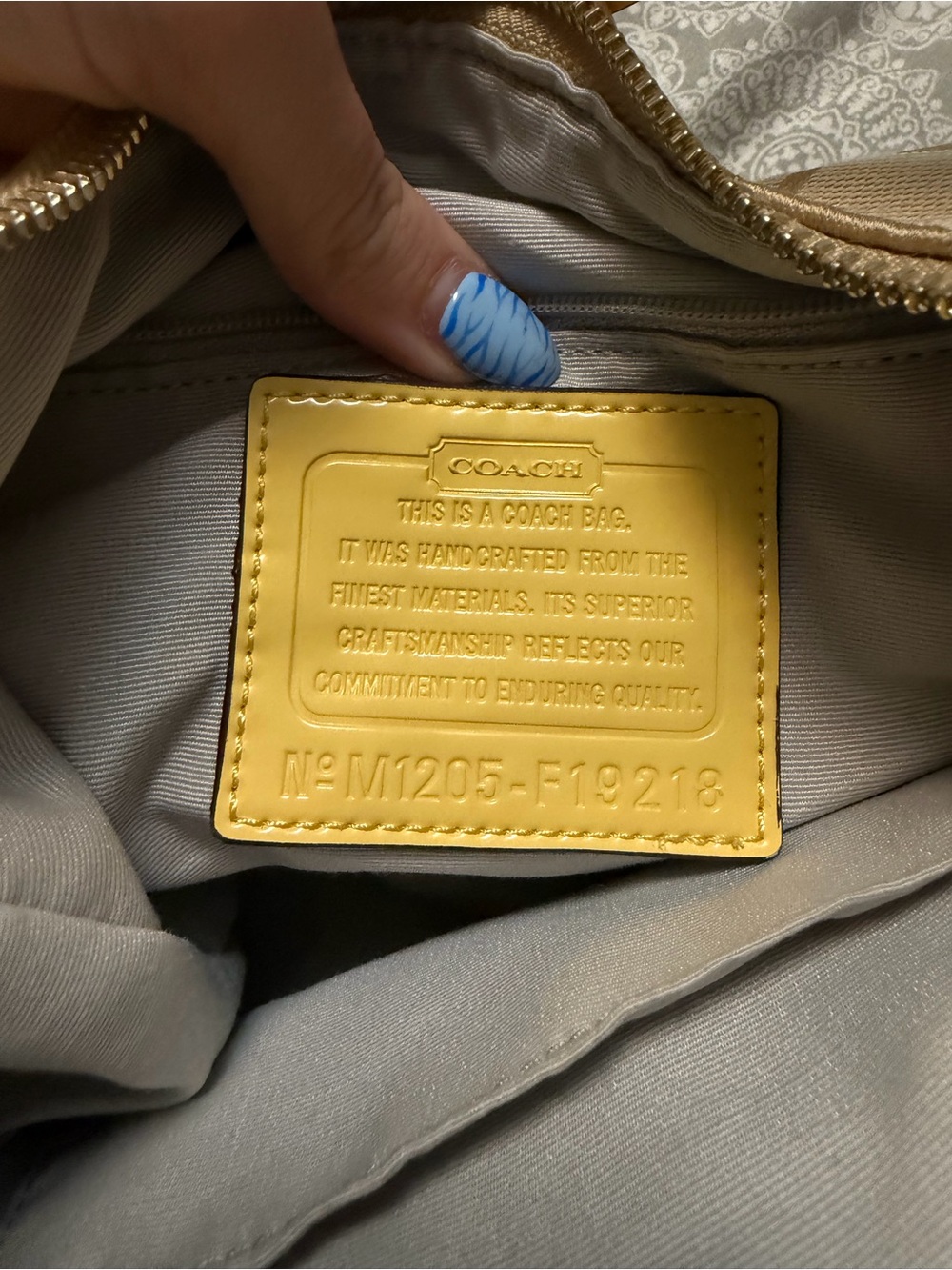 Coach Yellow Signature Canvas Shoulder Bag - Picture 5 of 7